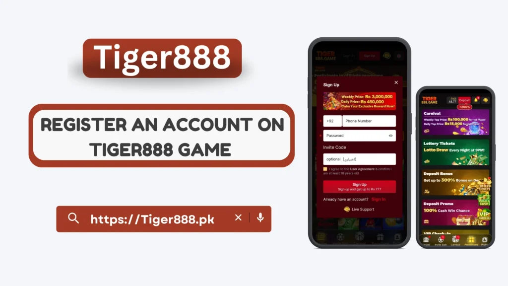 Register on Tiger888 Game and Start Playing Real Money Games in Pakistan