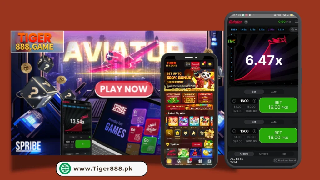Play Aviator on Tiger 888 and Win Real Money