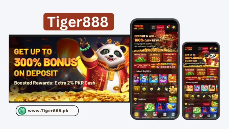 Get up to 300% Deposit Bonus on Tiger888 Real Money Games